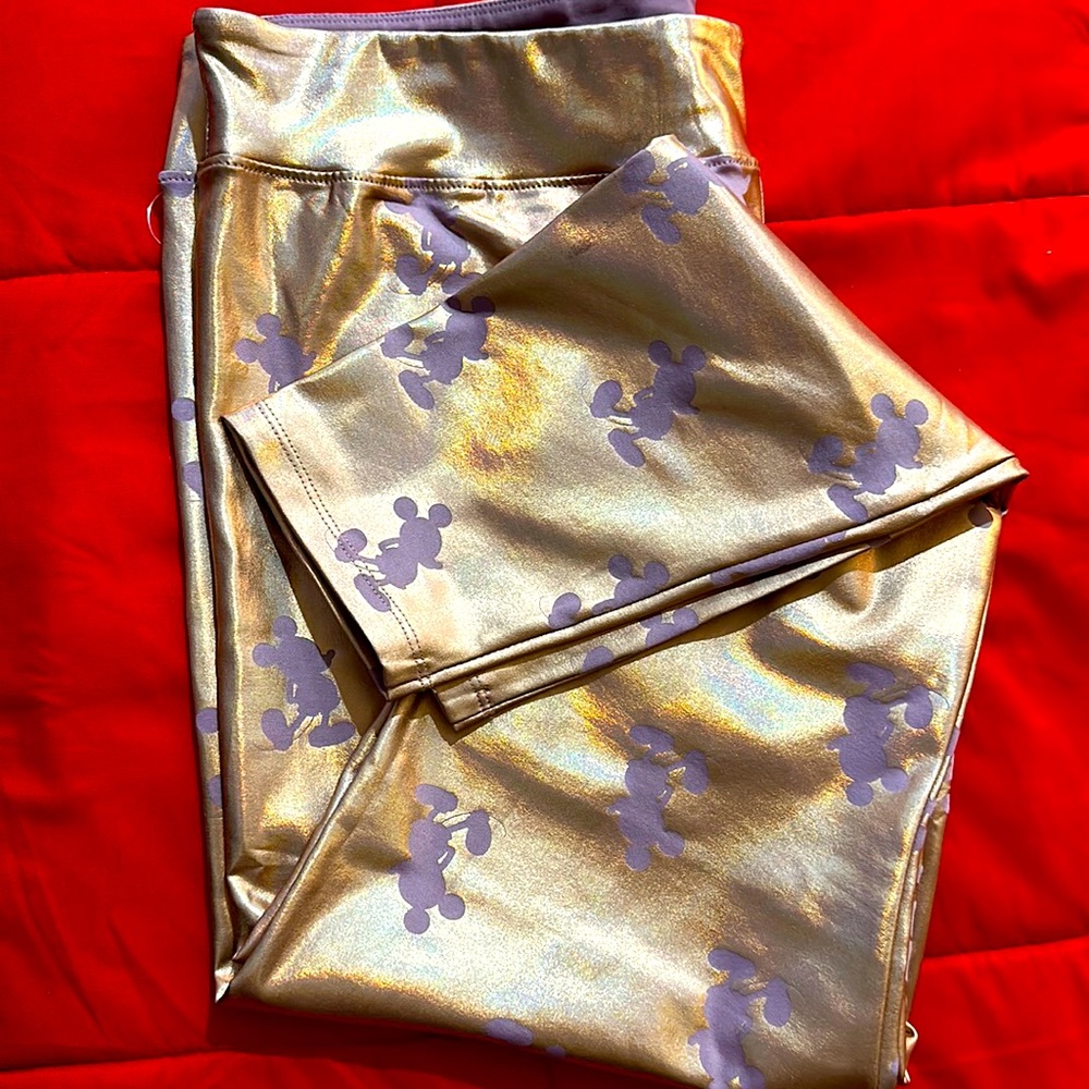 Walt Disney World 50th Anniversary Rose Gold Mickey leggings